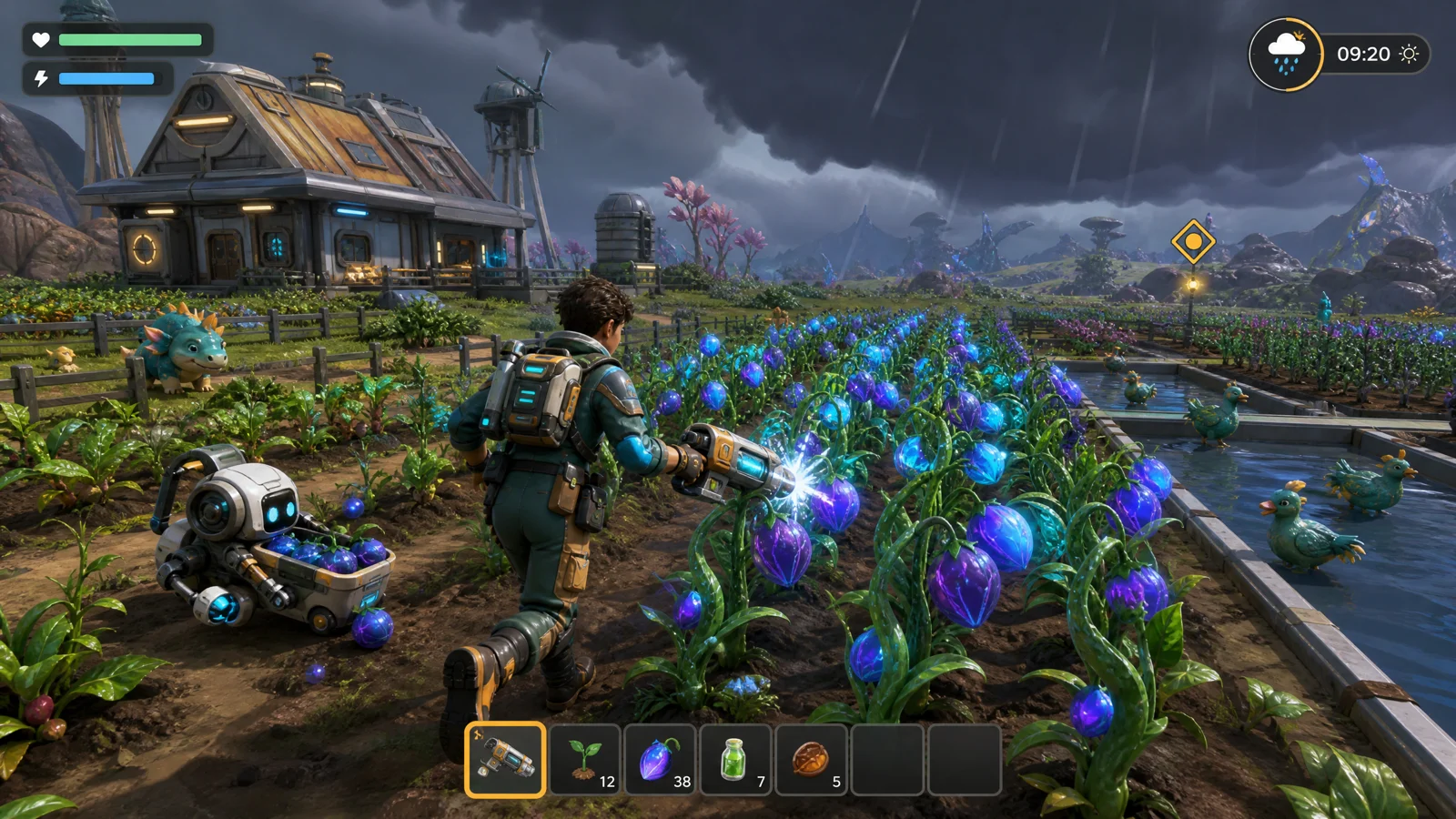 Quantum Harvest gameplay